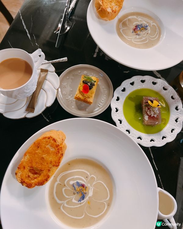 中環$148歎法式花膠鮑魚！玫瑰花鋼琴打卡必去🌹🎹😍