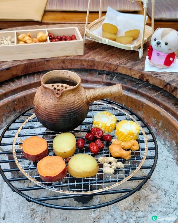 《中式庭園風圍爐煮茶》