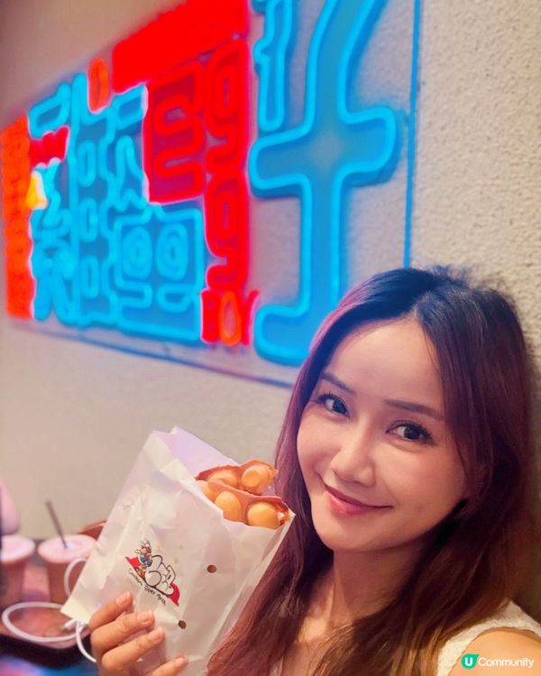 雞蛋仔控必試！🤤  限量菠蘿包雞蛋仔  🍍香港人嘅雞蛋仔