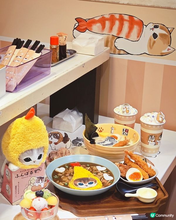 作為貓迷💛見到富山麵家最近聯乘mofusand推出了多款可愛...