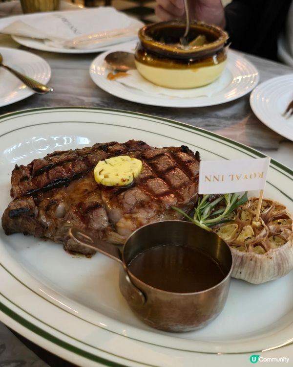 「ROYAL INN法式浪漫打卡聖地！火焰肉眼扒🔥龍蝦湯