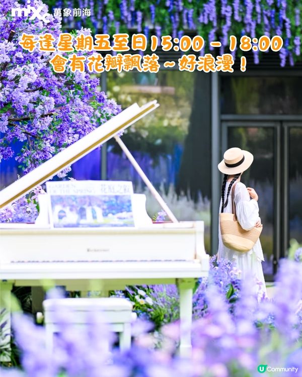 深圳萬象前海紫色歐陸庭院花海秘境💜5大打卡位‼️地鐵直達