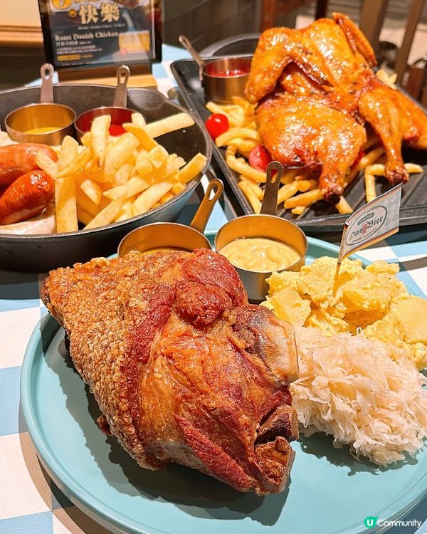 🎏大癲‼️$5有原隻丹麥式燒雞再加四杯啤酒😱