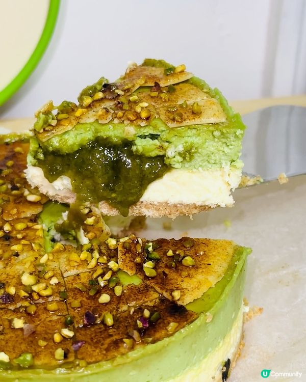 開心果控注意🔥新出 焦糖開心果燉蛋芝士蛋糕🤤 