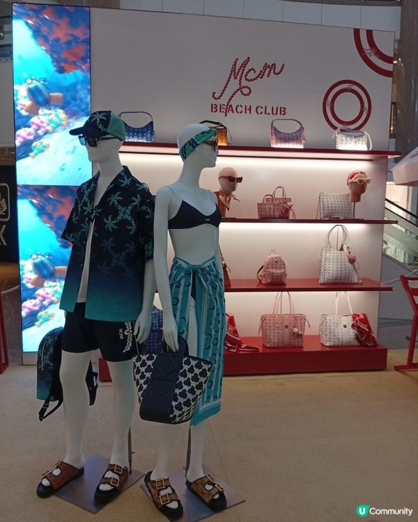 夏日海灘必備🏖️  MCM海港城期間限定店登場！