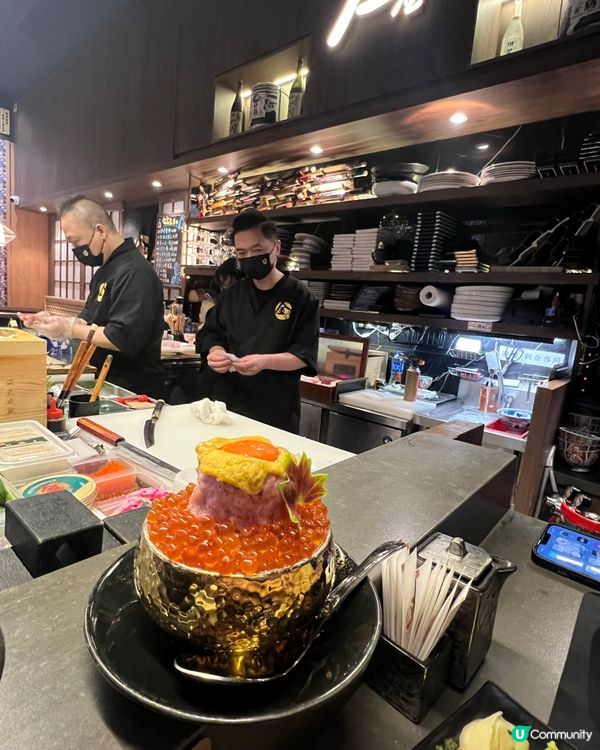 荔枝角必食爆丼！海膽拖羅三文魚子＋月見流心暴擊😍超級好食🤤
