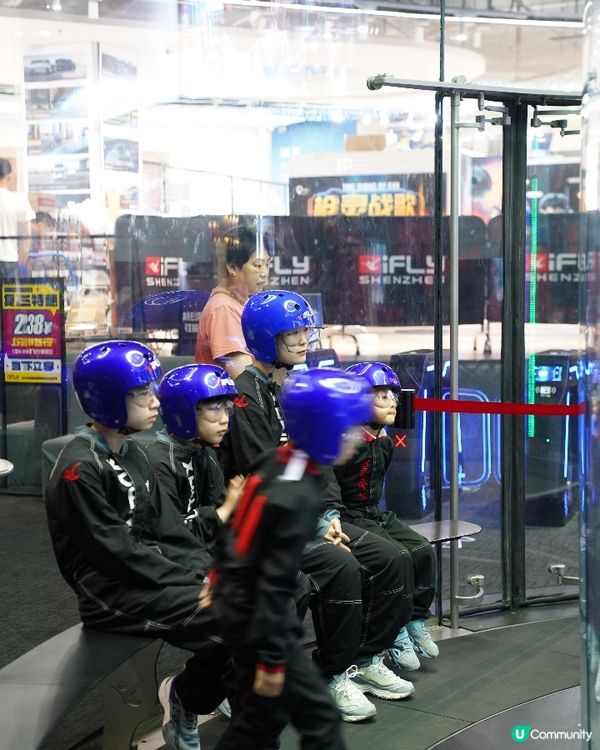 深圳室內跳傘，超刺激！🪂