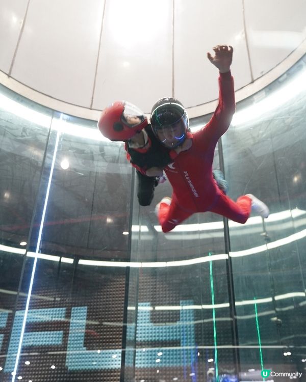 深圳室內跳傘，超刺激！🪂