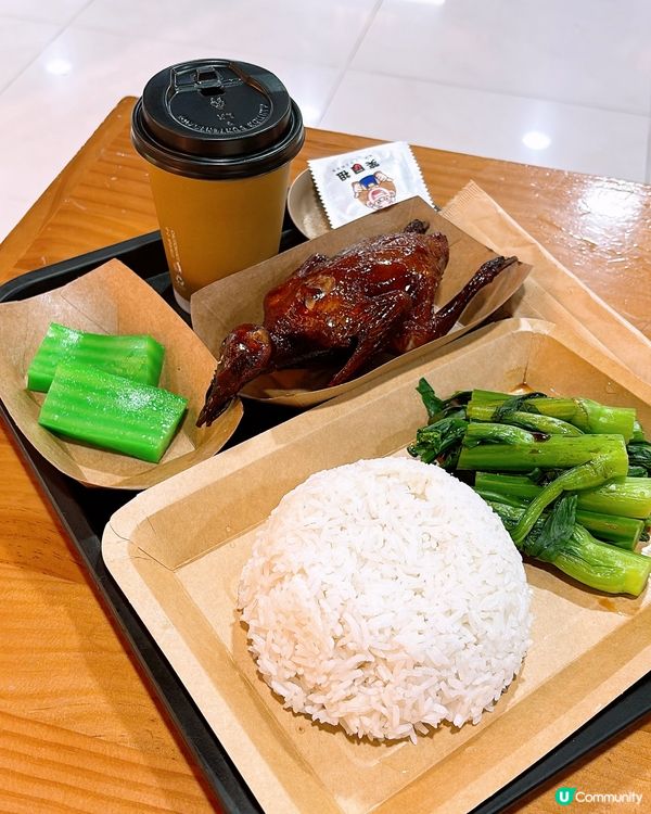 🎏西九龍中心‼️$46抵食原隻乳鴿飯🔥