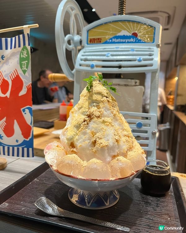 🍧 黑糖水信玄米餅刨冰，正到爆！🤤