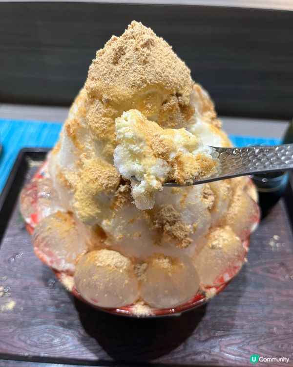 🍧 黑糖水信玄米餅刨冰，正到爆！🤤