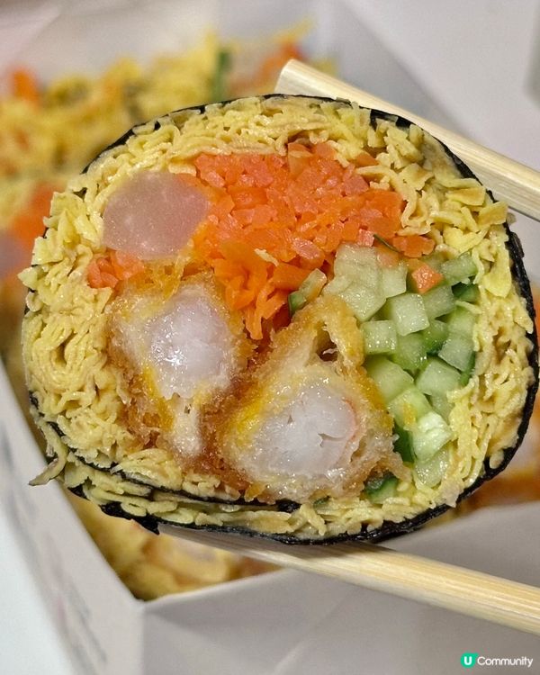 🇰🇷韓國超好食Keto低碳生酮炸蝦紫菜包飯‼️明洞新世界百貨‼️