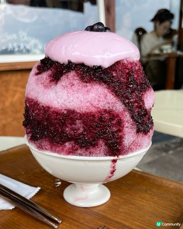 淡水河畔，朝日夫婦🍧  日式刨冰，沖繩風情🌴