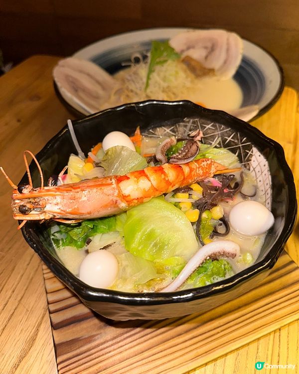 立体派拉麵新推出『長崎雜錦虎蝦拉麵🍜』