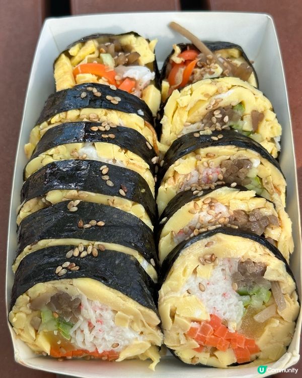 🇰🇷 去弘濟川看瀑布途中發現一間唔錯嘅紫菜包飯小店