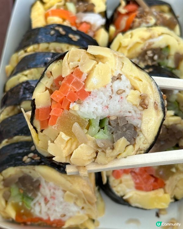 🇰🇷 去弘濟川看瀑布途中發現一間唔錯嘅紫菜包飯小店