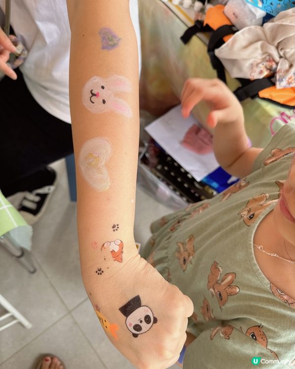 親子任畫body Painting $80/位❤️ 