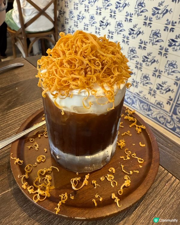 元朗葡萄牙風Cafe。焦糖芝士咖啡超吸睛