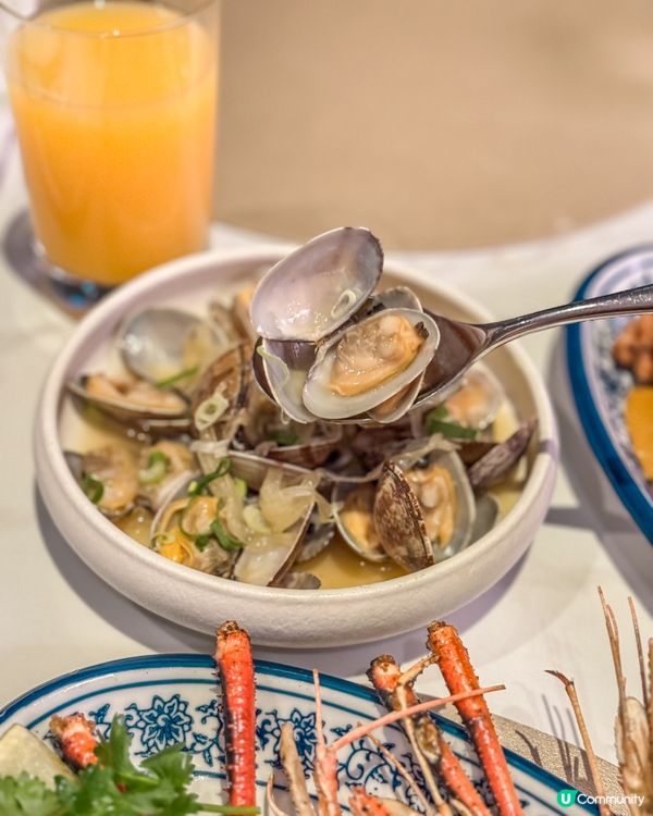 🏛️美利酒店𝘎𝘢𝘳𝘥𝘦𝘯 𝘓𝘰𝘶𝘯𝘨𝘦˚ ༘ 海鮮半自助晚餐🦞