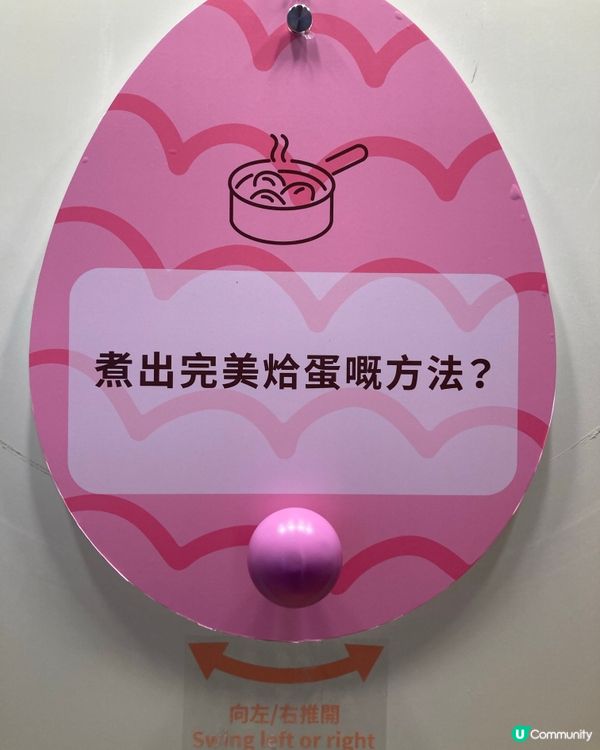 雞蛋的展覽在荃灣