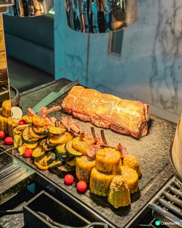 🏛️美利酒店𝘎𝘢𝘳𝘥𝘦𝘯 𝘓𝘰𝘶𝘯𝘨𝘦˚ ༘ 海鮮半自助晚餐🦞