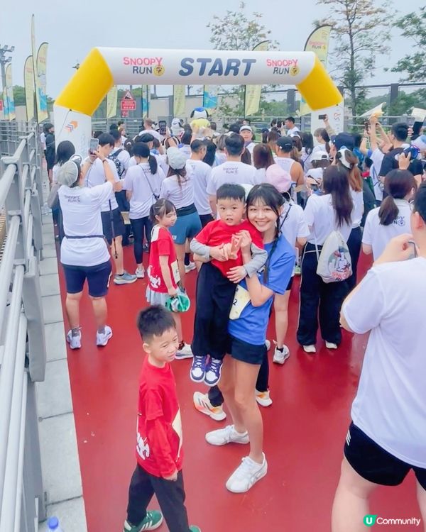 今日好開心帶埋表外甥嚟跑Snoopy Run 2025