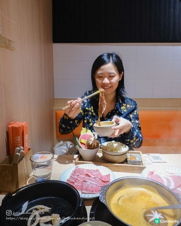 【吃下銅鑼灣】靚靚和牛配海膽湯底涮涮鍋 - 狸小路北海道涮涮鍋、壽喜燒、和牛專門店