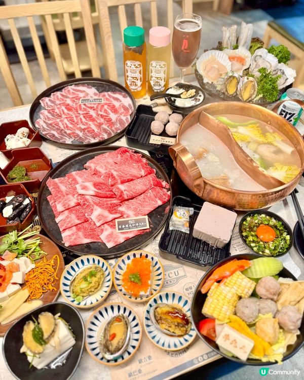 銅鑼灣牛大人放題🔥 4和牛+鮑魚任食🤤