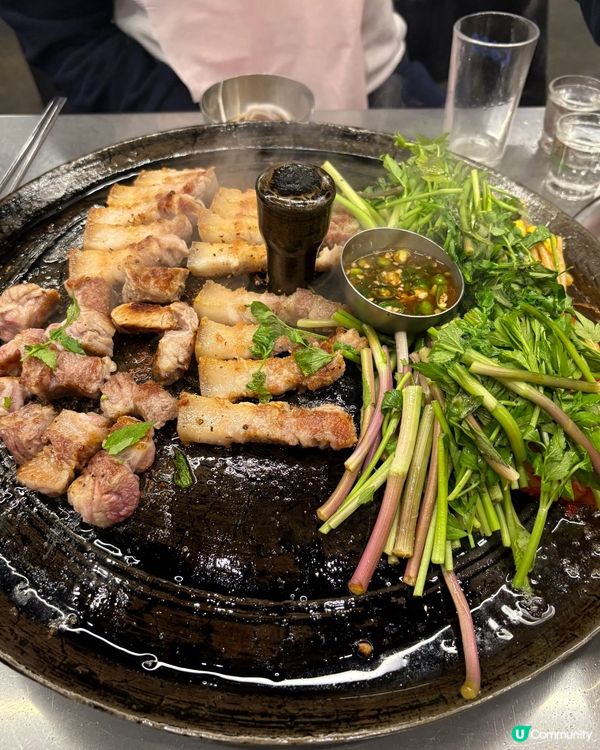 🇰🇷弘大必試水芹菜烤肉體驗～