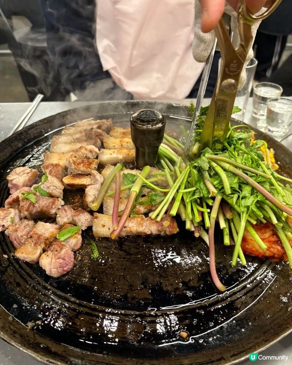 🇰🇷弘大必試水芹菜烤肉體驗～