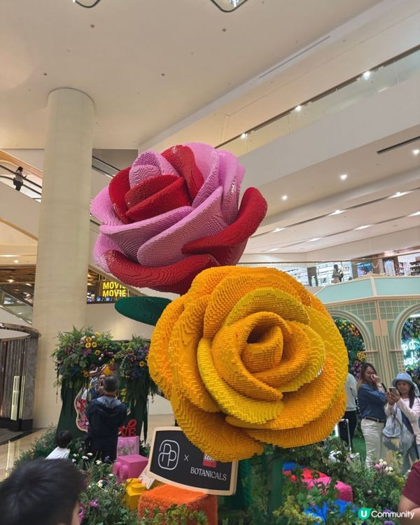 太古廣場🌹LEGO花園盛放！
