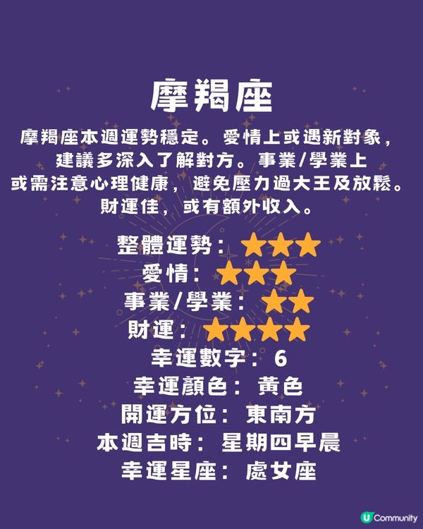 12星座本週運程(28/4-4/5)🌟