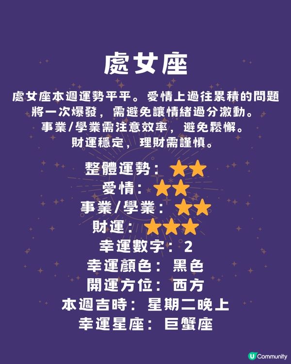 12星座本週運程(28/4-4/5)🌟