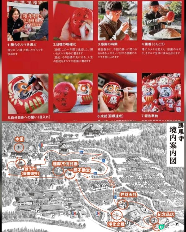 大阪勝尾寺🙏🏻  祈願勝利達摩