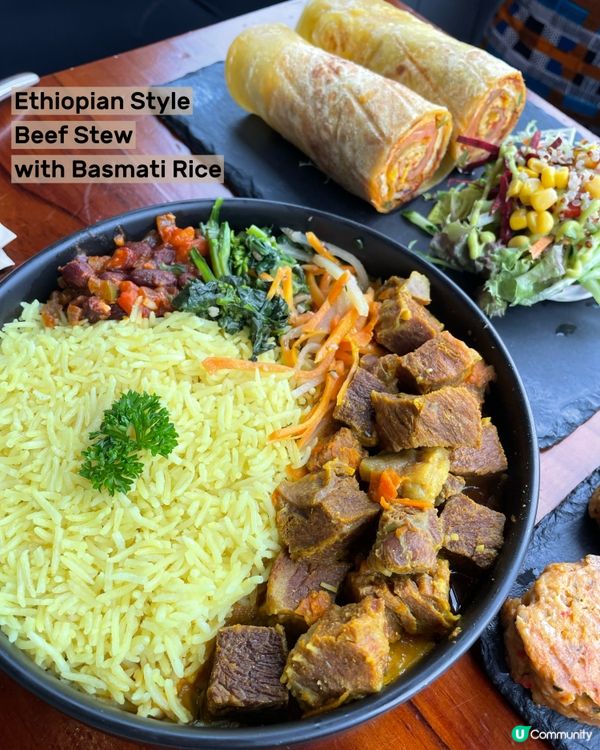 黃竹坑有望到海嘅15樓非洲菜Cafe✨🙀