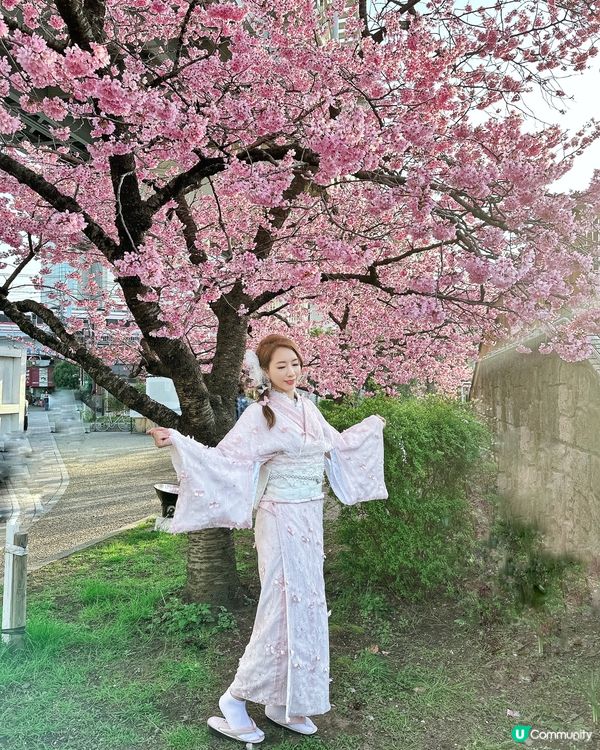 東京淺草🌸粉紅和服體驗！