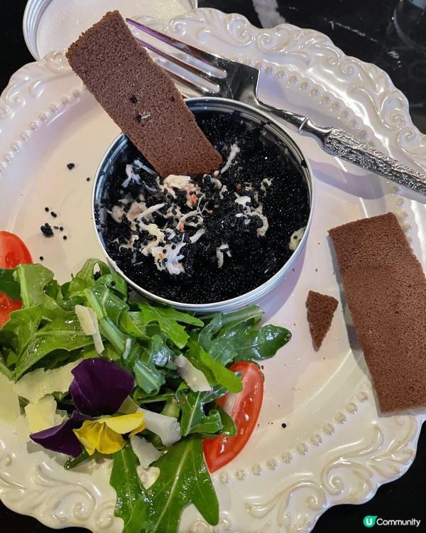 魚子醬沙律味美國無窮 ,在中環蘭桂坊的美食, lunch t...