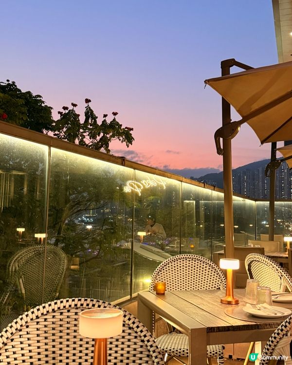 🇭🇰這家海景餐廳的漂亮飯已經next level了⋯