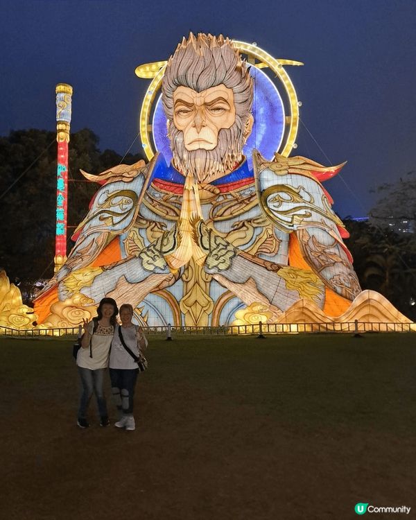 粤港澳大湾區燈會，會場好大，行得很倦，但都是值得的。