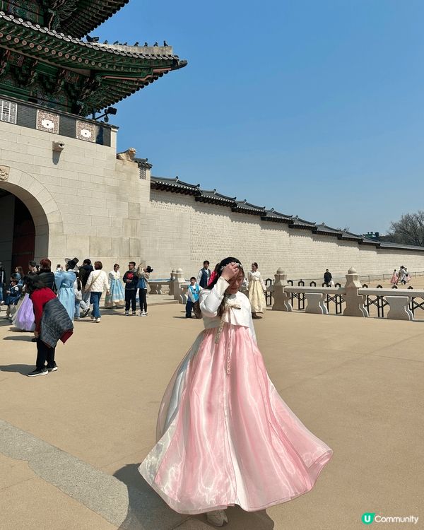 韓國景福宮韓服打卡！