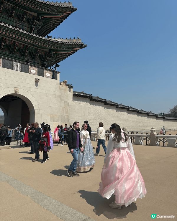 韓國景福宮韓服打卡！