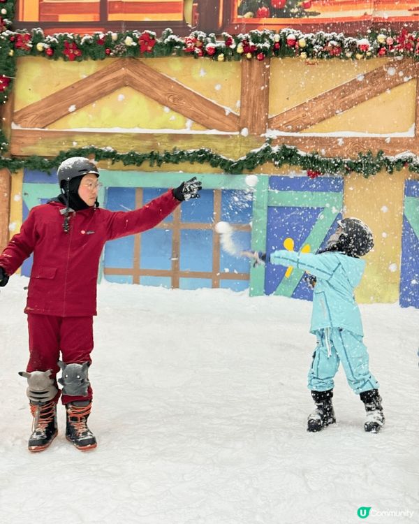 這是在復活節假期全家一起去最近非常熱門之一景點「廣州熱雪奇蹟...