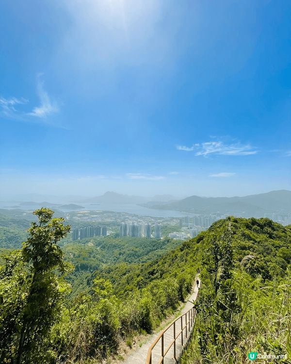行山必去景點，大埔行去九龍坑山，原途上山雖然多梯級，但風景好...