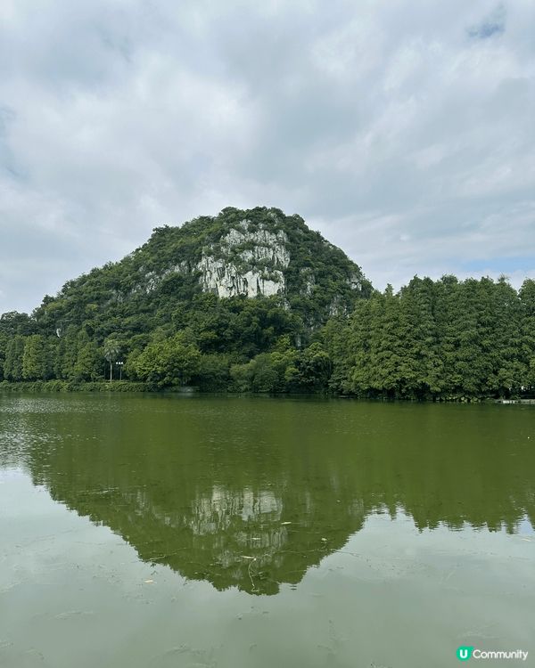廣州不同景點七星岩，廣州塔，天主教堂