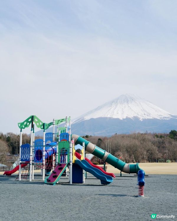 富士山親子必去｜隱藏版零死角巨大絕美富士山景公園 | 鳴沢村活き活き広場｜免費遊樂場 + 超遼闊富士山景觀｜勁少遊客！