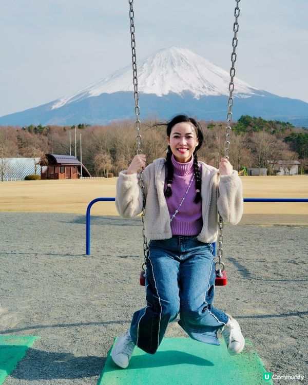 富士山親子必去｜隱藏版零死角巨大絕美富士山景公園 | 鳴沢村活き活き広場｜免費遊樂場 + 超遼闊富士山景觀｜勁少遊客！