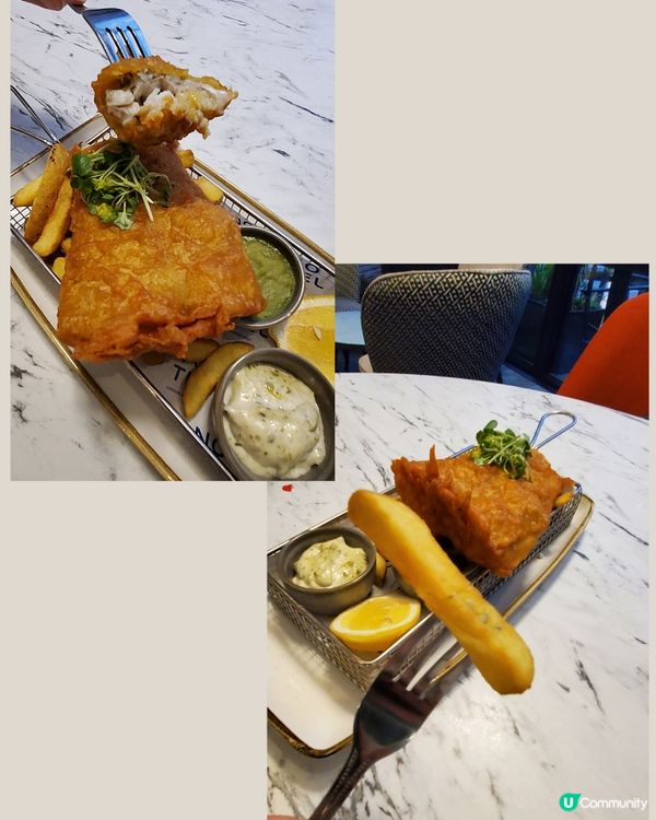 Fish & Chips 地道美食🇬🇧😋