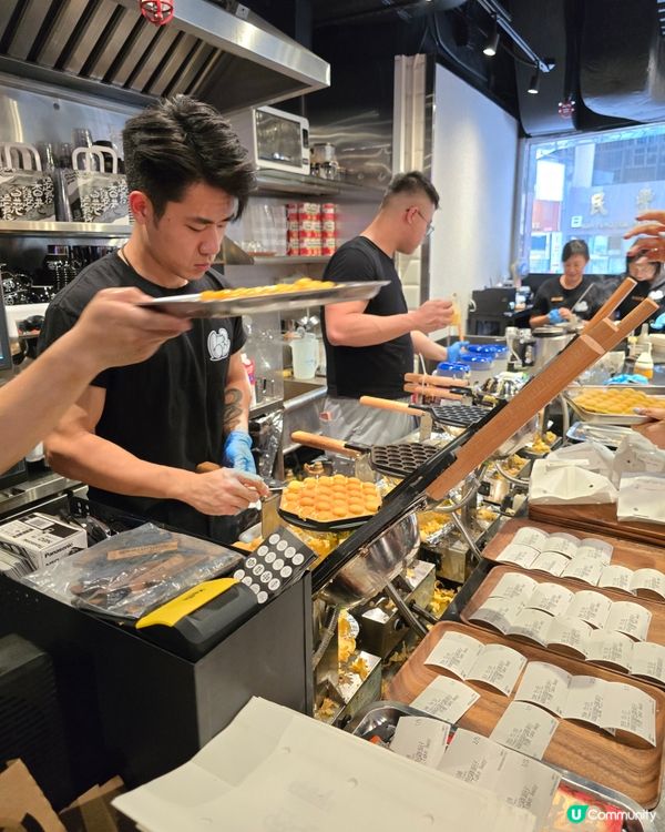 雞蛋仔的天花板 🤤港式菠蘿包雞蛋仔