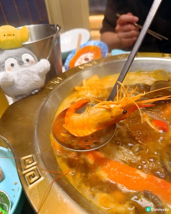 任食海鮮火鍋放題喲❤️