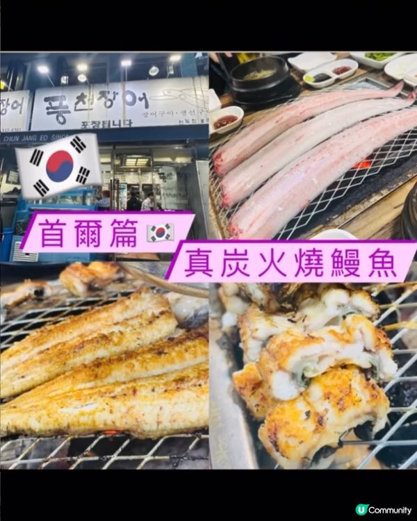 🐟《首爾篇🇰🇷 ·真炭火燒鰻魚 》🐟